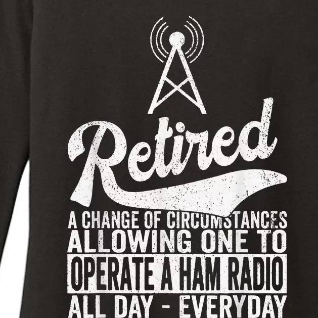 Retired Definition Ham Radio Retirement Plan Amateur Radio Womens CVC Long Sleeve Shirt