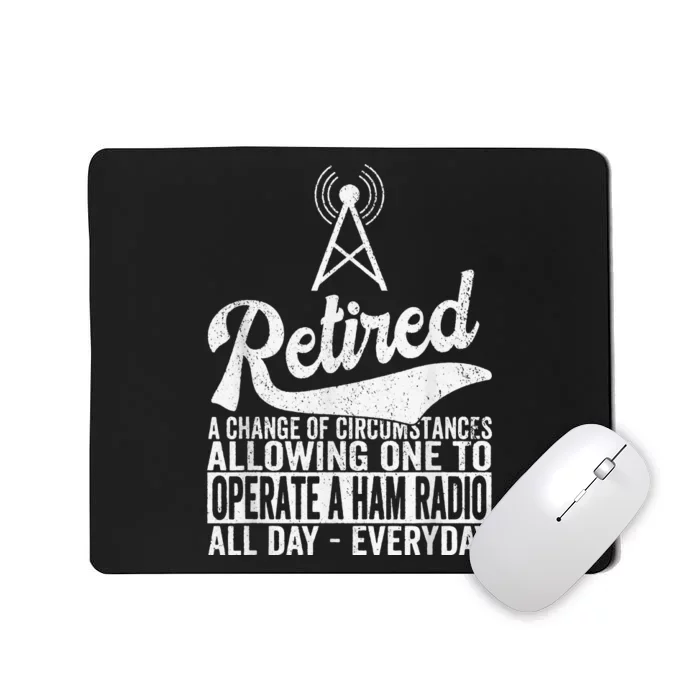 Retired Definition Ham Radio Retirement Plan Amateur Radio Mousepad