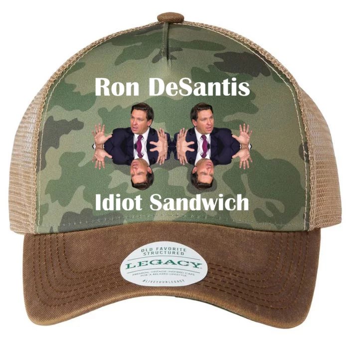 Ron Desantis Idiot Sandwich Florida Governor Legacy Tie Dye Trucker Hat