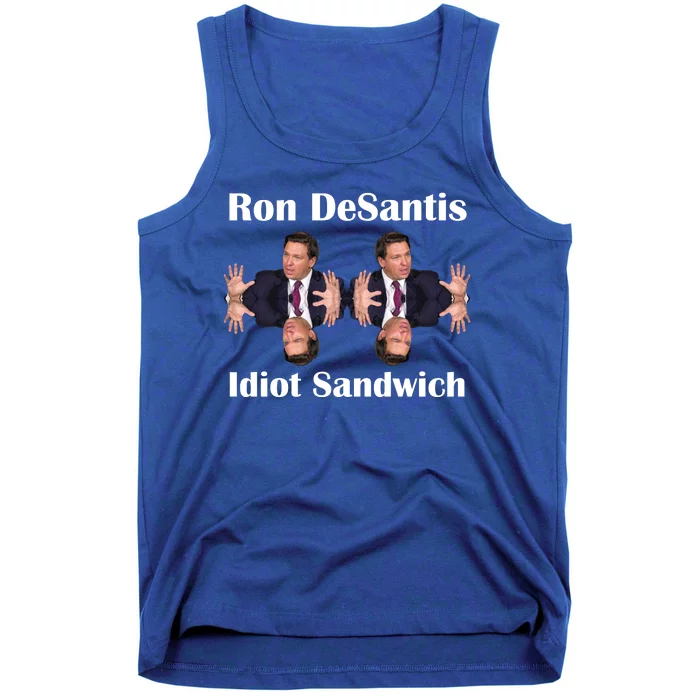 Ron Desantis Idiot Sandwich Florida Governor Tank Top