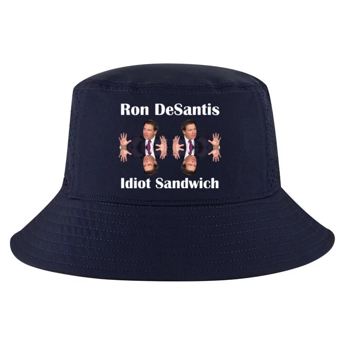 Ron Desantis Idiot Sandwich Florida Governor Cool Comfort Performance Bucket Hat