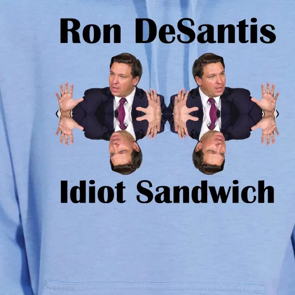 Ron Desantis Idiot Sandwich Florida Governor Unisex Surf Hoodie