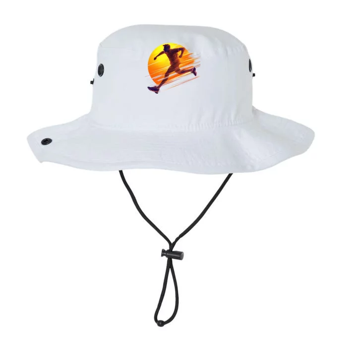 Running Dad In The Sunset Endless Trails And Golden Skies Great Gift Legacy Cool Fit Booney Bucket Hat