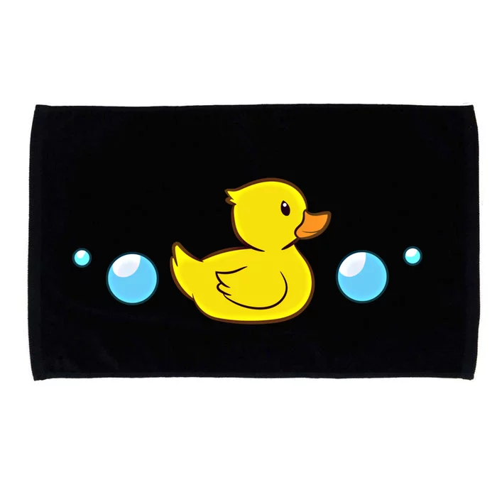 Rubber Duck In Water Love Rubber Ducks Gift Microfiber Hand Towel