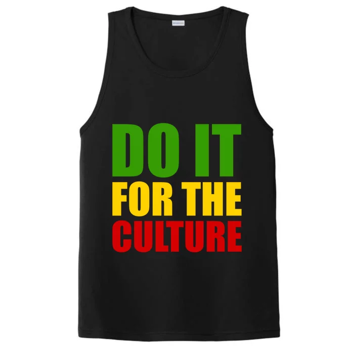 Rasta Do It For The Culture Jamaican Rastafarian Gift Performance Tank