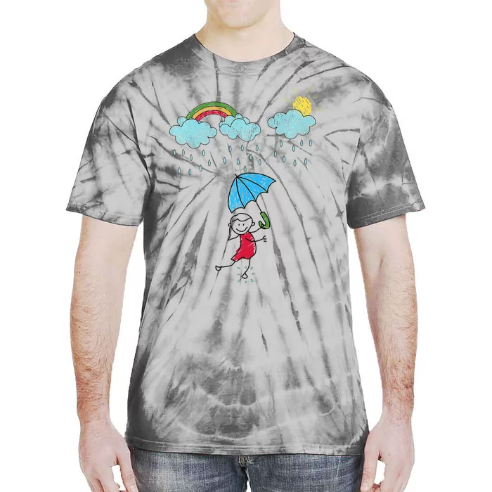 Rainbow Dreams In The Rain Tie-Dye T-Shirt