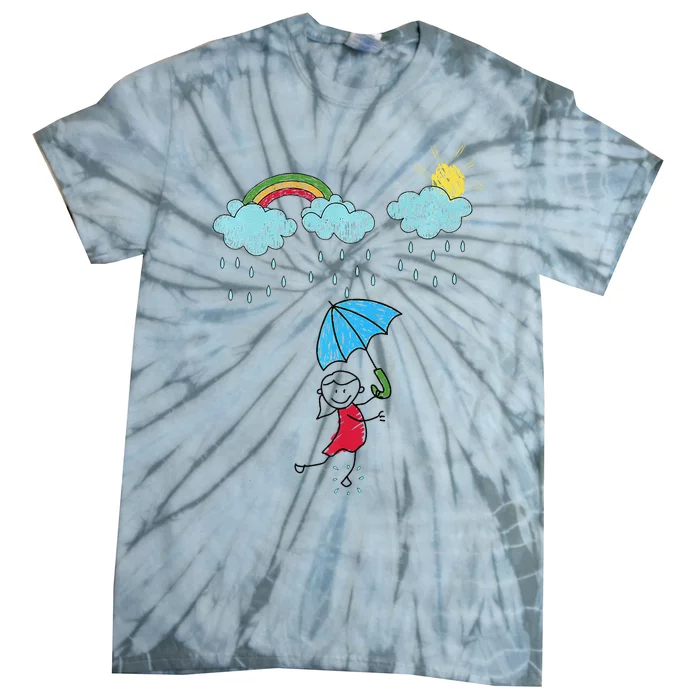 Rainbow Dreams In The Rain Tie-Dye T-Shirt