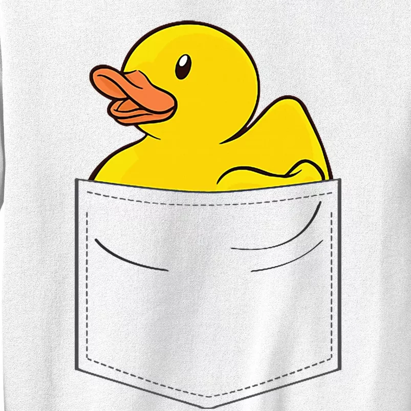 Rubber Duck In Pocket Rubber Duckie Sweatshirt