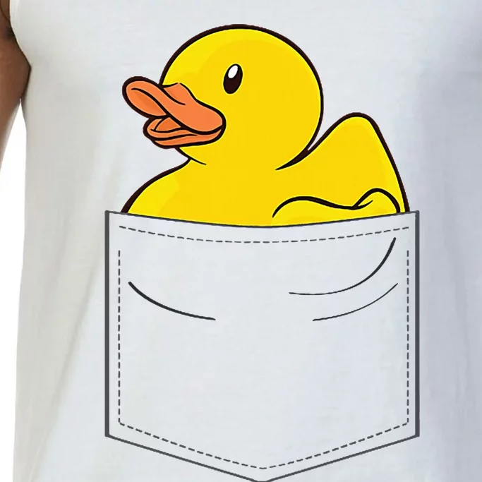 Rubber Duck In Pocket Rubber Duckie Comfort Colors® Tank Top