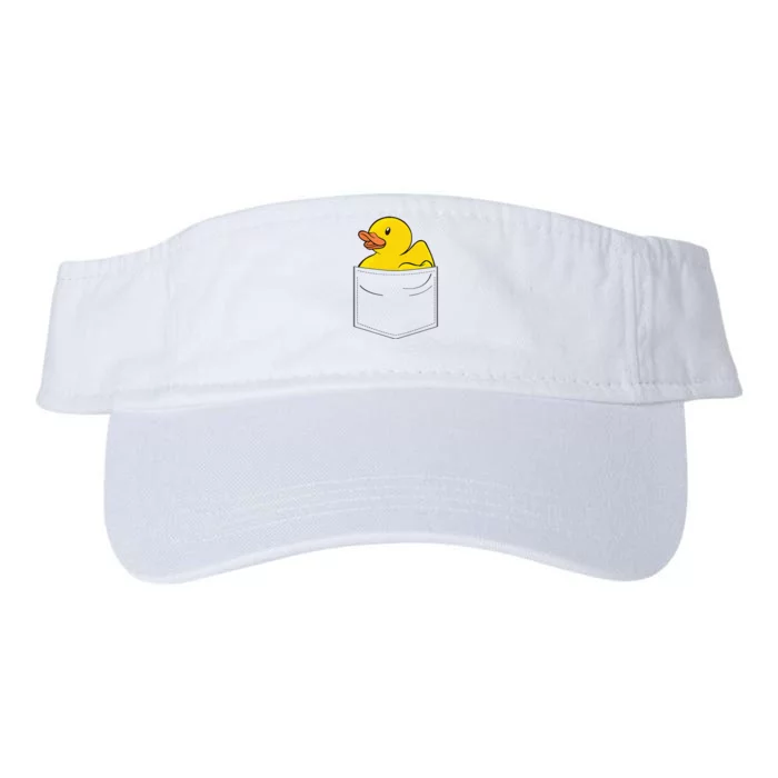 Rubber Duck In Pocket Rubber Duckie Valucap Bio-Washed Visor