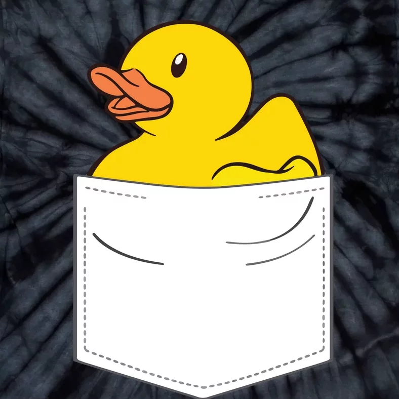 Rubber Duck In Pocket Rubber Duckie Tie-Dye T-Shirt