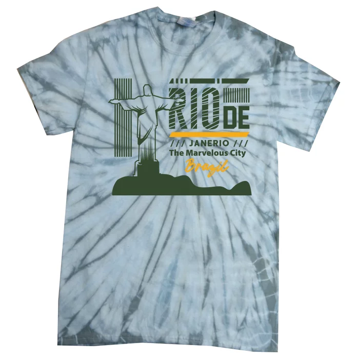 Rio De Janerio Brazil Tie-Dye T-Shirt