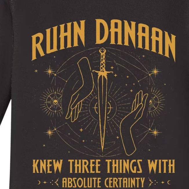 Ruhn Danaan Knew Three Things With Absolute Baby Long Sleeve Bodysuit