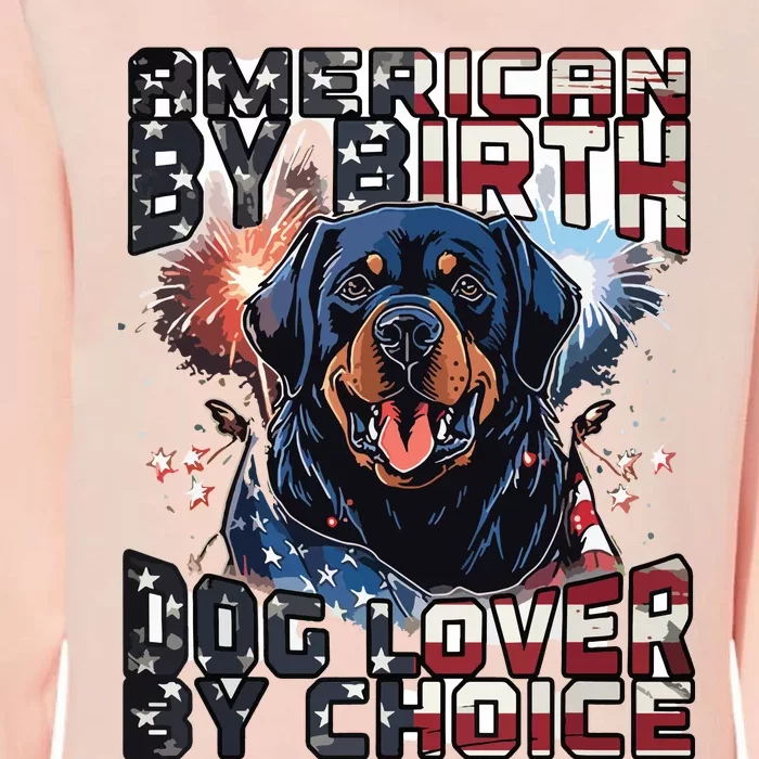 Rottweiler Dog Lover Patriotic 4th Of July Womens California Wash Sweatshirt