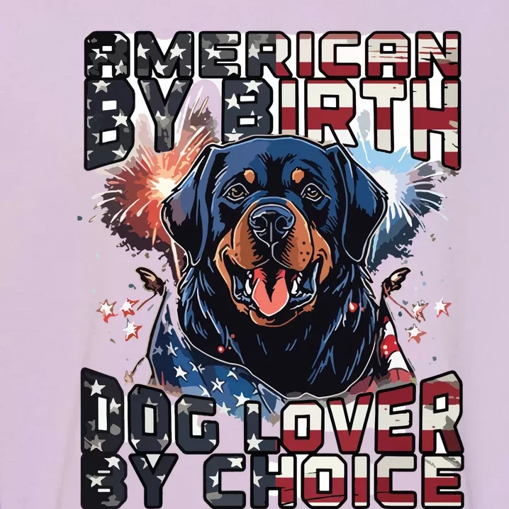 Rottweiler Dog Lover Patriotic 4th Of July Garment-Dyed Sweatshirt