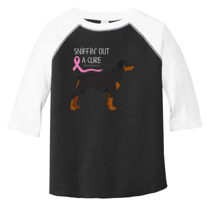 Rottweiler Dog Lover Breast Cancer Awareness Toddler Fine Jersey T-Shirt