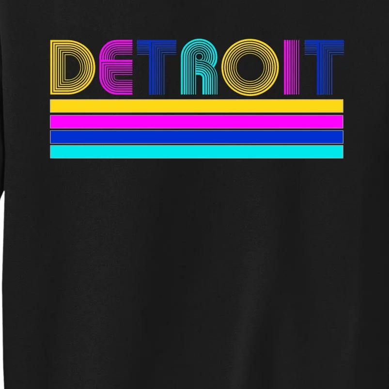 Retro Detroit Logo Tall Sweatshirt