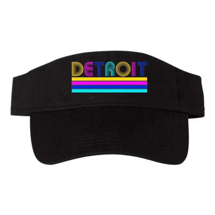 Retro Detroit Logo Valucap Bio-Washed Visor