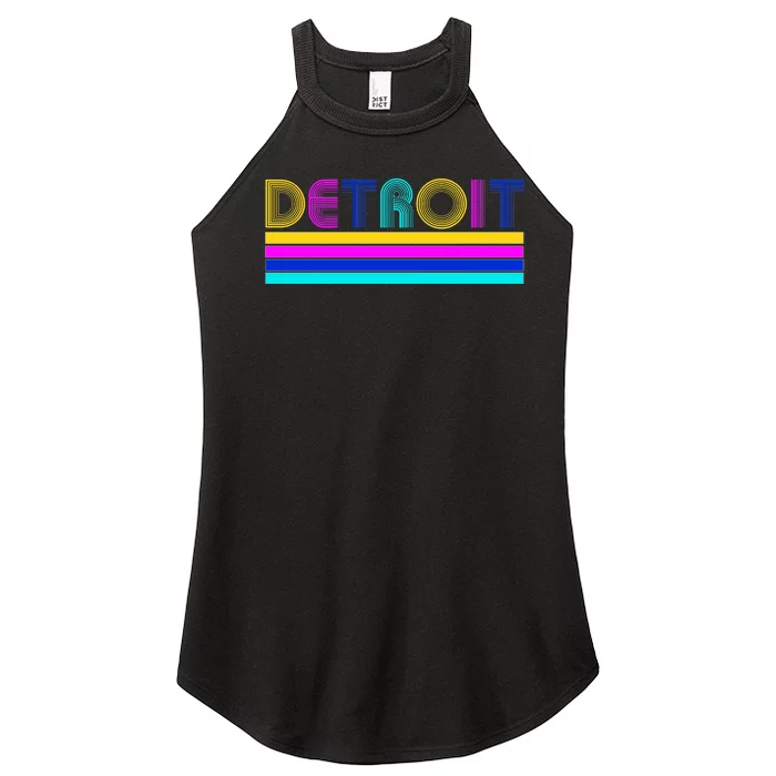 Retro Detroit Logo Women’s Perfect Tri Rocker Tank