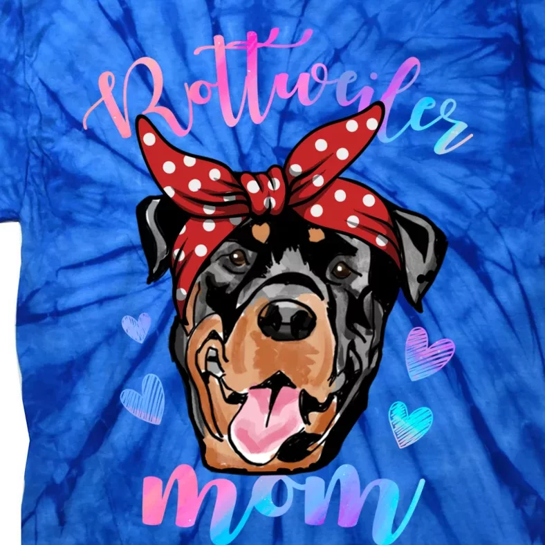 Rottweiler Dog Lover Funny Cute Mom Mama Mother Gift Tie-Dye T-Shirt