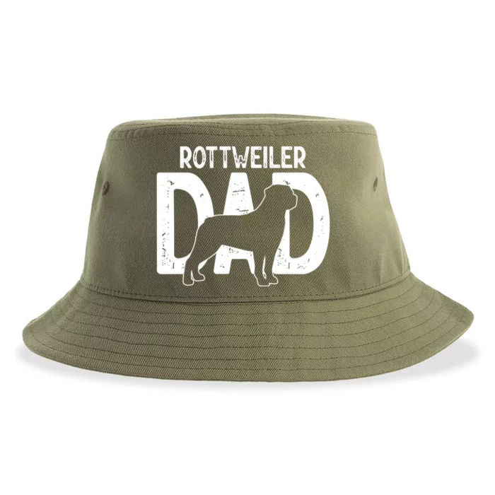 Rottweiler Dog Lover Funny Cute Puppy Dad Father Gift Sustainable Bucket Hat