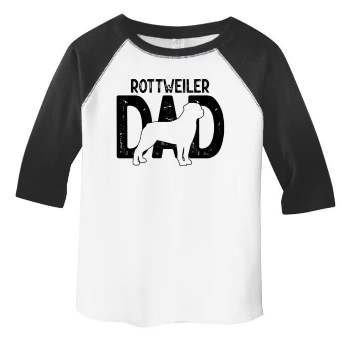 Rottweiler Dog Lover Funny Cute Puppy Dad Father Gift Toddler Fine Jersey T-Shirt