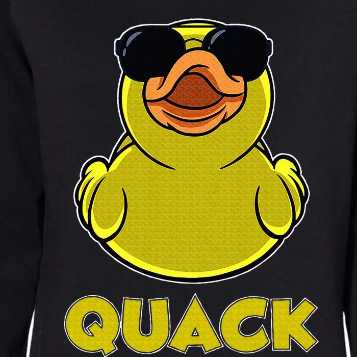 Rubber Duck Lover Quack Funny Rubber Duck Womens California Wash Sweatshirt