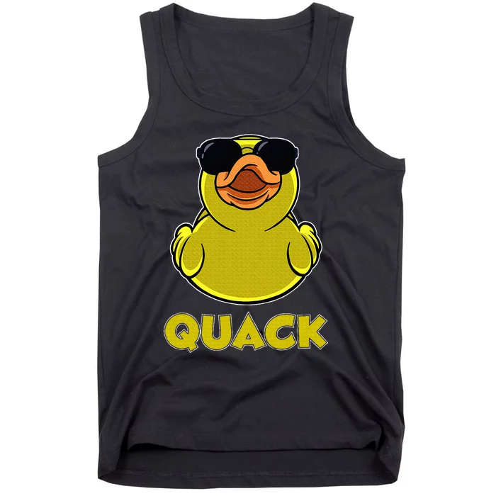 Rubber Duck Lover Quack Funny Rubber Duck Tank Top