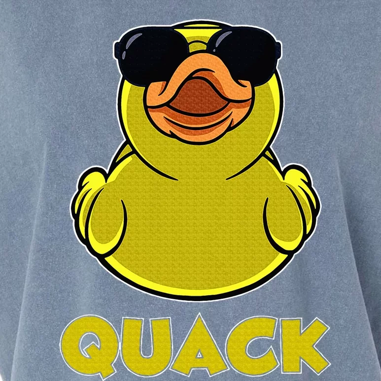 Rubber Duck Lover Quack Funny Rubber Duck Garment-Dyed Women's Muscle Tee