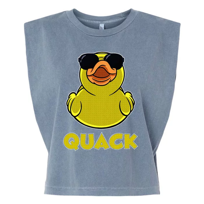 Rubber Duck Lover Quack Funny Rubber Duck Garment-Dyed Women's Muscle Tee