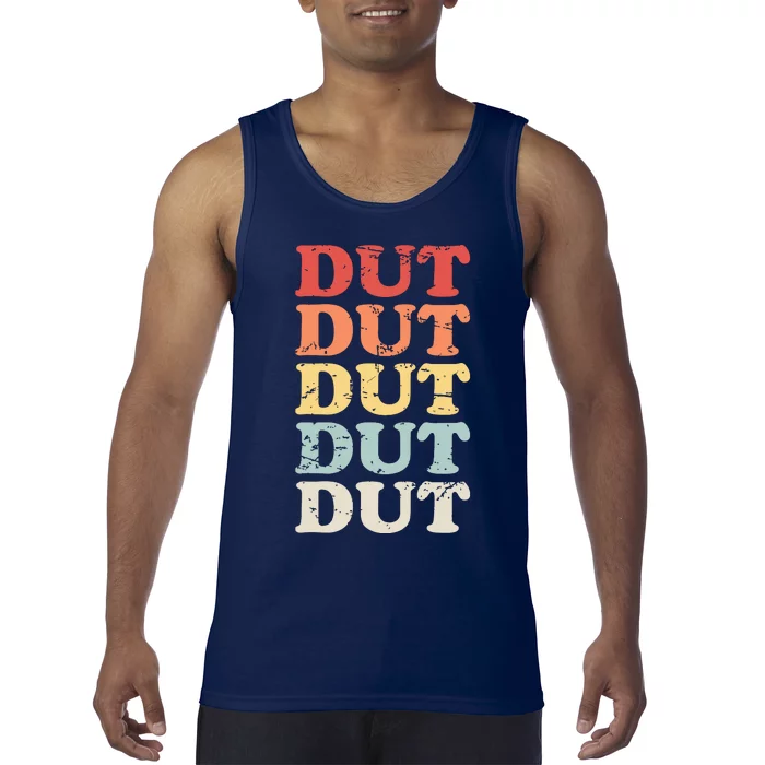 Retro DUT Marching Band Percussion Tank Top