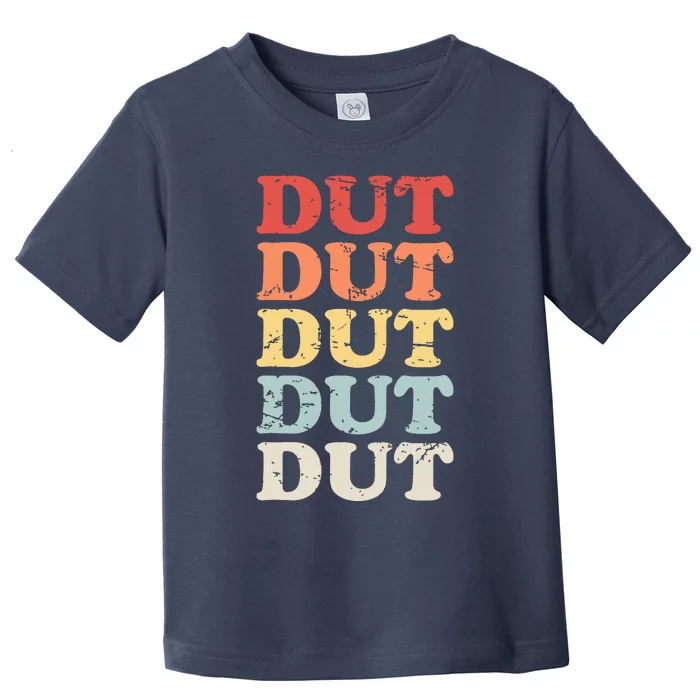 Retro DUT Marching Band Percussion Toddler T-Shirt