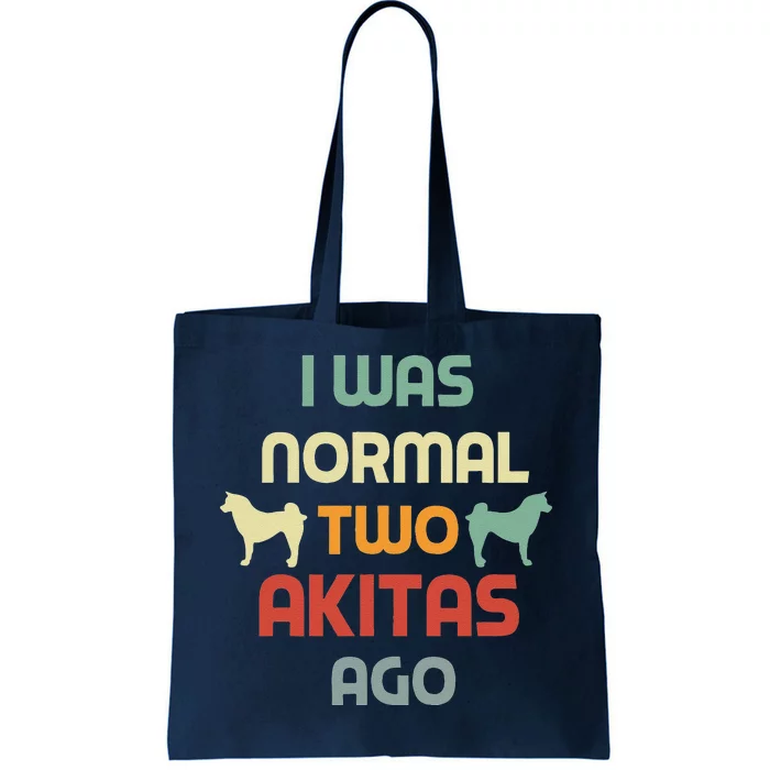 Retro Dog Mom Women Funny Akita Lover Owner Tote Bag