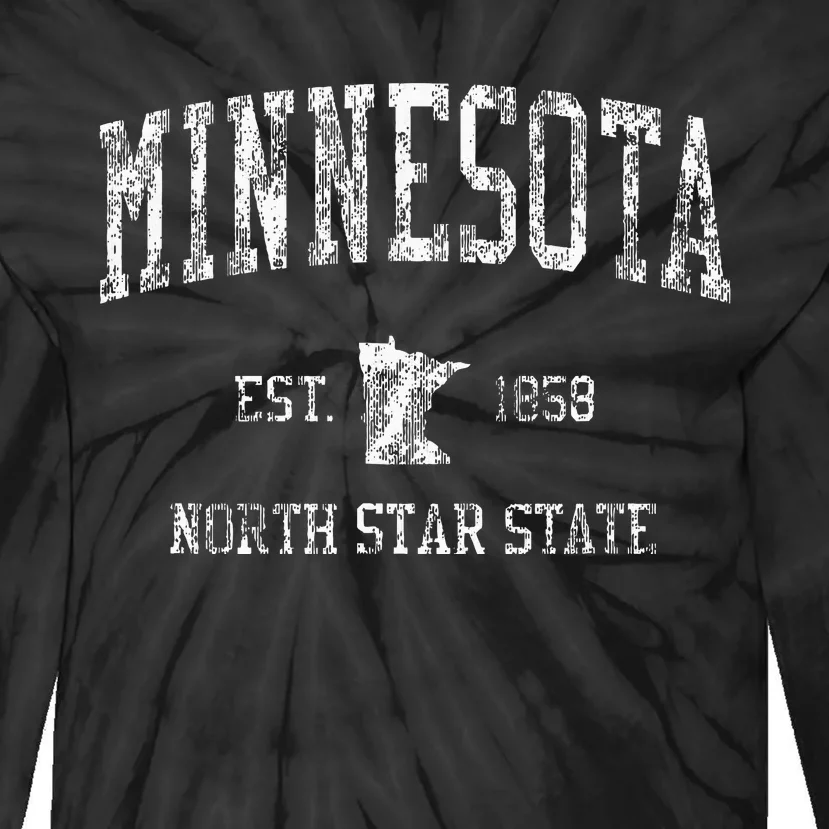 Retro DonT Minneapolis My Minnesota Tie-Dye Long Sleeve Shirt