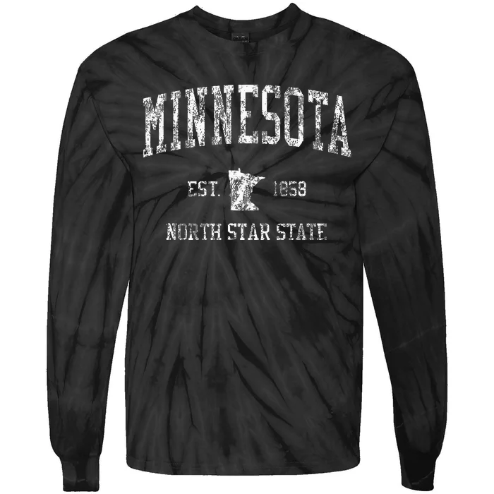 Retro DonT Minneapolis My Minnesota Tie-Dye Long Sleeve Shirt