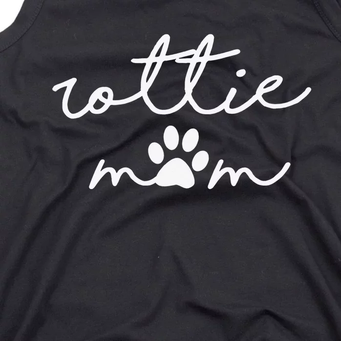 Rottweiler Dog Mama Rottie Mom Tank Top