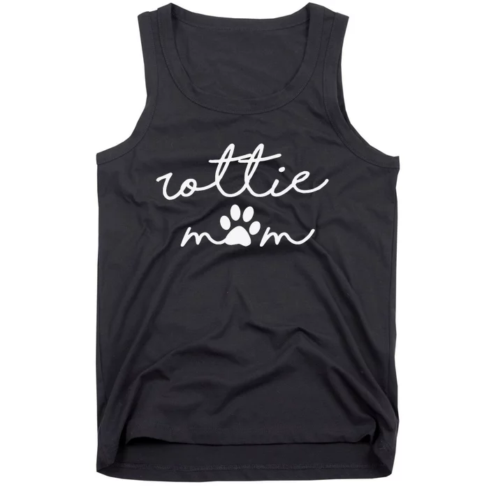 Rottweiler Dog Mama Rottie Mom Tank Top