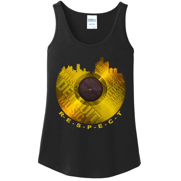 Respect Detroit Motown Respec Ladies Essential Tank