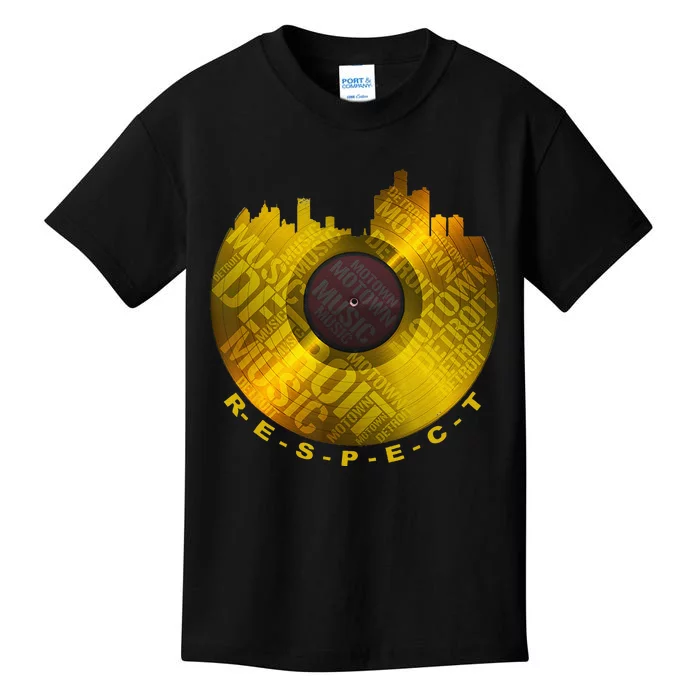 Respect Detroit Motown Respec Kids T-Shirt