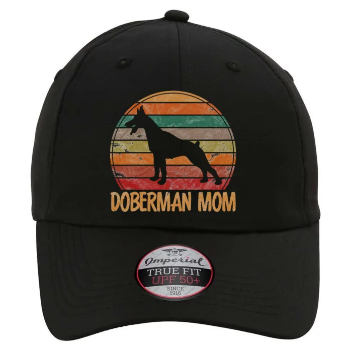 Retro Doberman Mom Gift Dog Mother Pet Pinschers Dobie Mama The Original Performance Cap