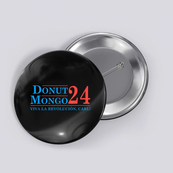 Retro Donut Mongo 2024 Funny Meme Button