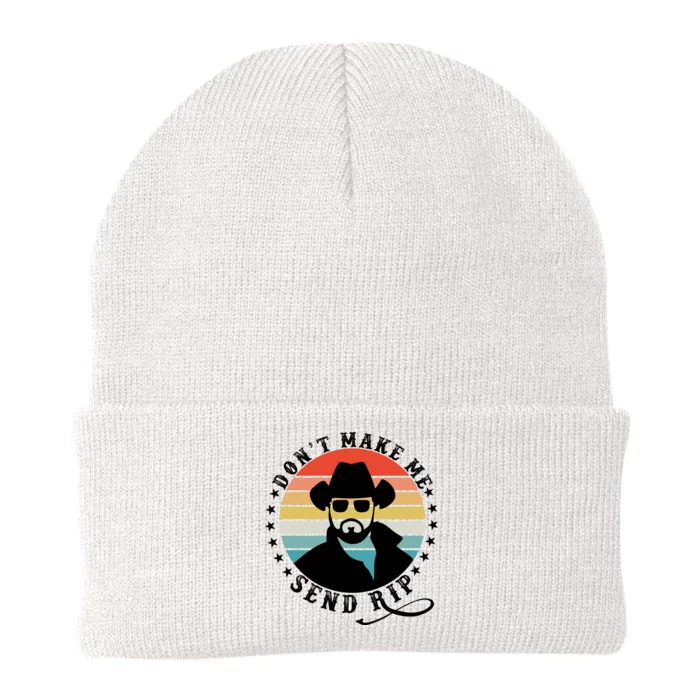 Retro Don't Make Me Send RIP Knit Cap Winter Beanie