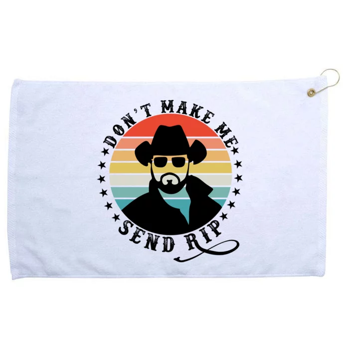 Retro Don't Make Me Send RIP Grommeted Golf Towel