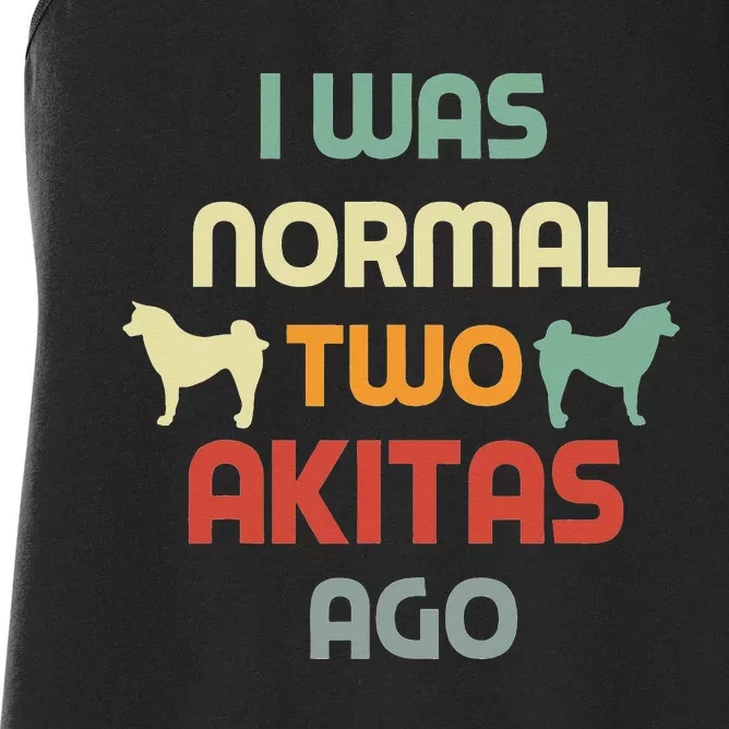 Retro Dog Mom  Akita Lover Owner Women's Racerback Tank