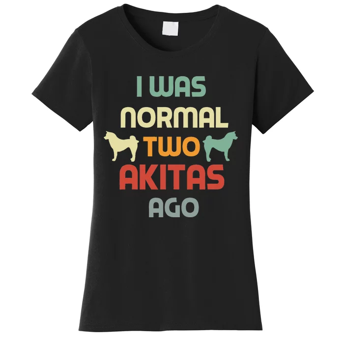 Retro Dog Mom  Akita Lover Owner Women's T-Shirt