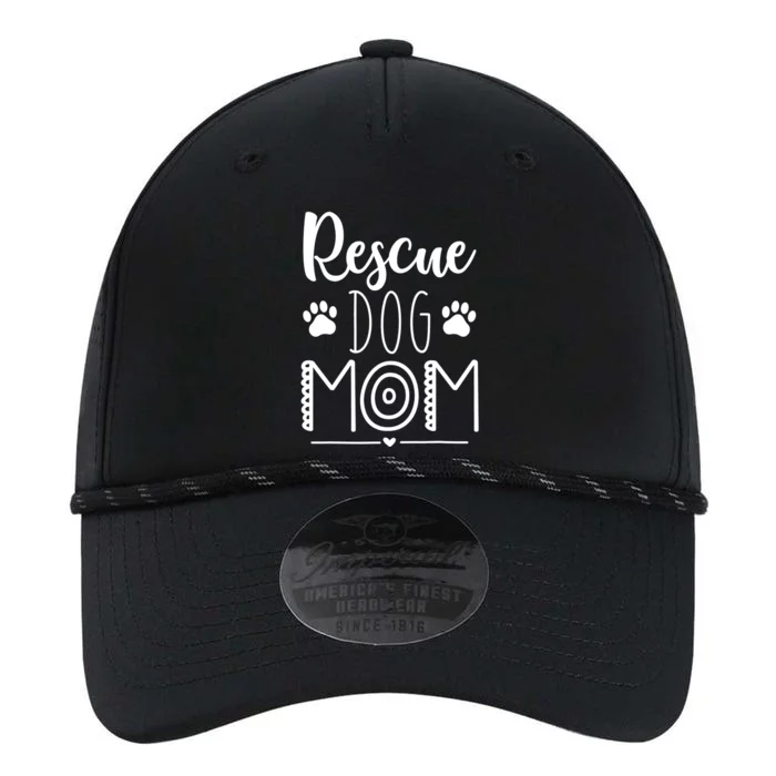 Rescue Dog Mom Dog Mama Mothers Day Cute Gift Performance The Dyno Cap