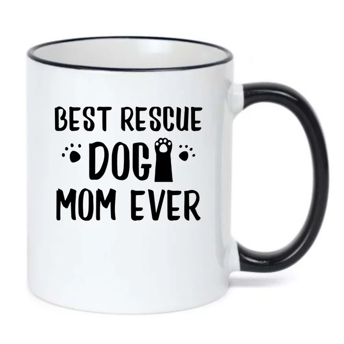 Rescue Dog Mom Sweatshirt For Mommies Of Shelter Pups Black Color Changing Mug