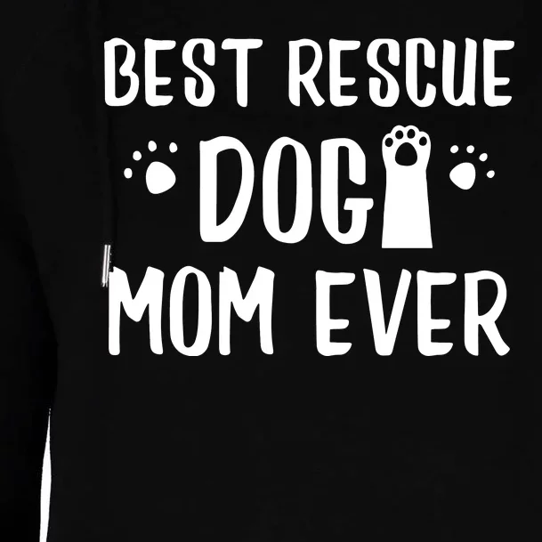 Rescue Dog Mom Sweatshirt For Mommies Of Shelter Pups Womens Funnel Neck Pullover Hood