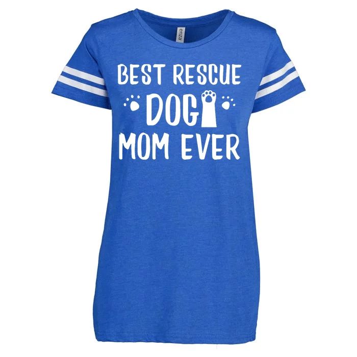 Rescue Dog Mom Sweatshirt For Mommies Of Shelter Pups Enza Ladies Jersey Football T-Shirt