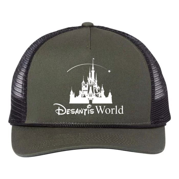 Ron Desantis Magic World Retro Rope Trucker Hat Cap